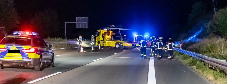 Drei Verletzte nach Unfall auf der A66