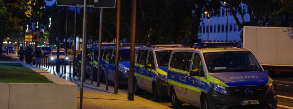 Großeinsatz in Wiesbadener Innenstadt