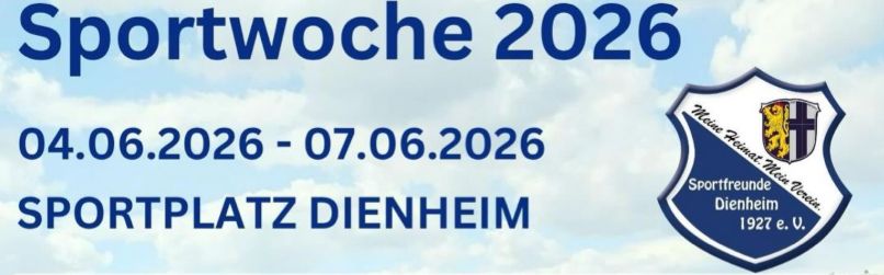 Tradition, Turniere und Teamgeist: Sportfreunde Dienheim laden zur Sportwoche 2026 ein