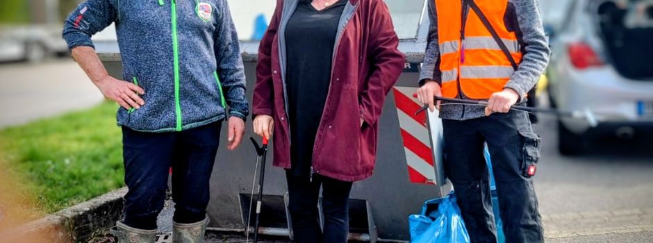 Müllsammelaktion mit vielen tierischen Fundsachen...