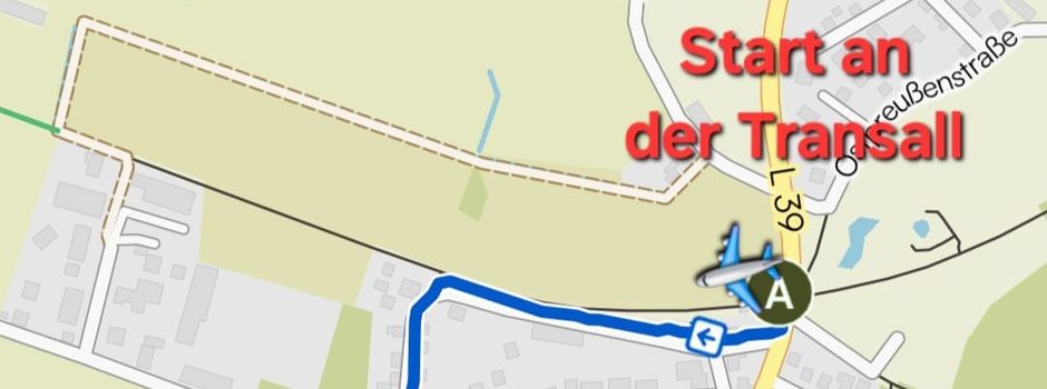 Laternenumzug startet an der Transall