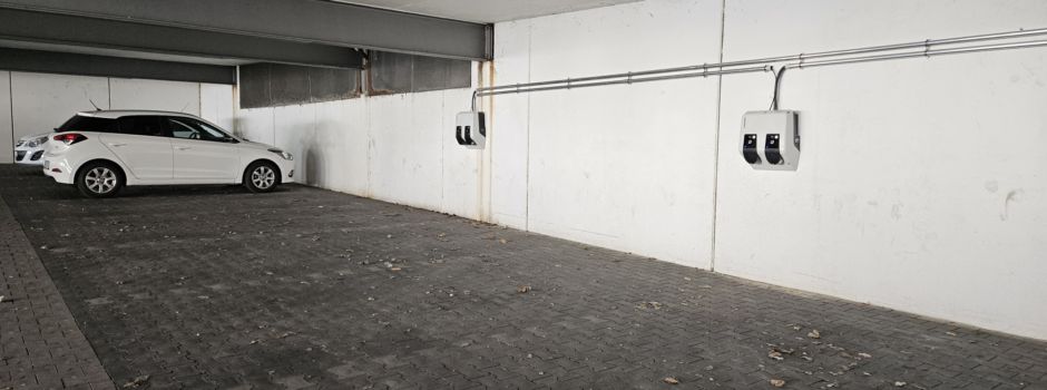Neue E-Ladestationen im Parkhaus am Alexanderring