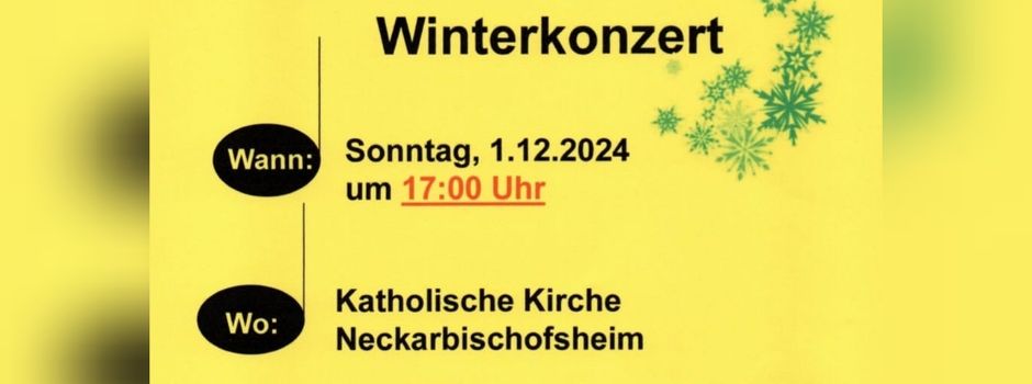 Heute: Winterkonzert von Next Generation und dem Grundschulchor