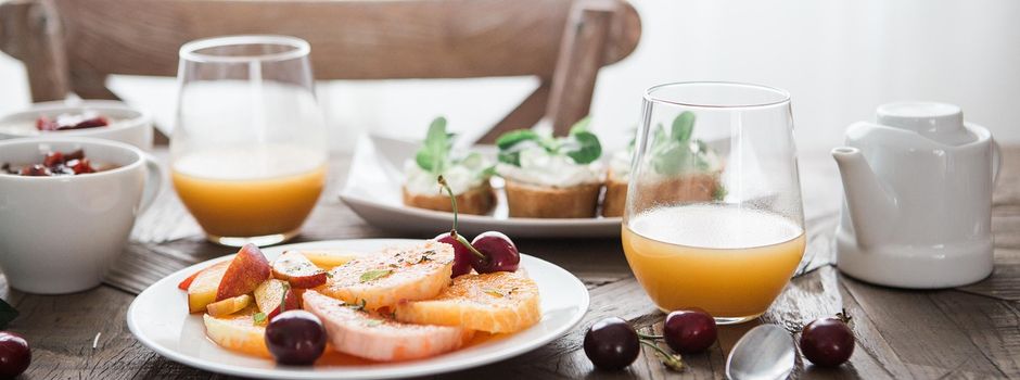 Frühstücksbuffet beim SVG