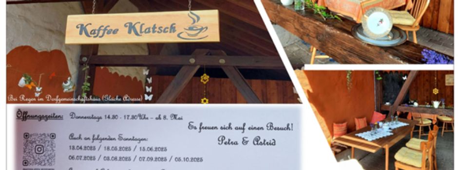 KaffeeKlatsch wieder geöffnet