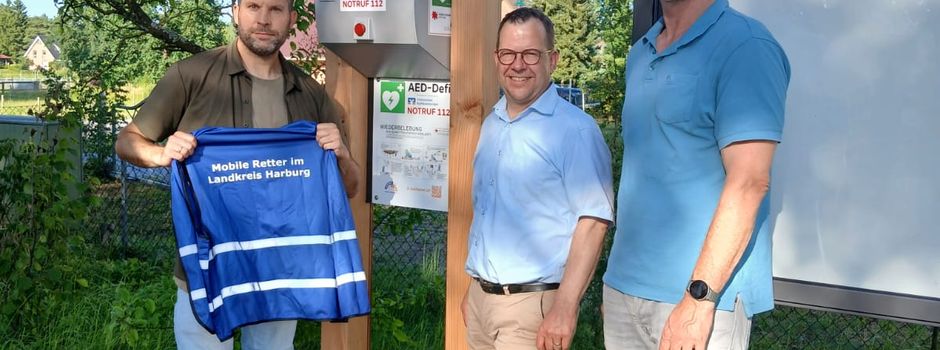 Neuer Defibrillator für die Gemeinde Egestorf
