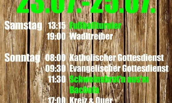 Götzendorfer Kirwa vom 23. - 25. Juli