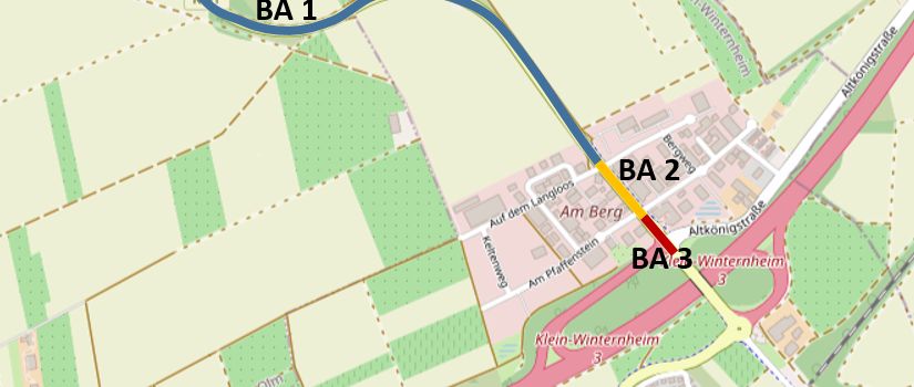 K 51 zwischen Klein-Winternheim und Mainz-Lerchenberg: Bauarbeiten ab Ende Oktober