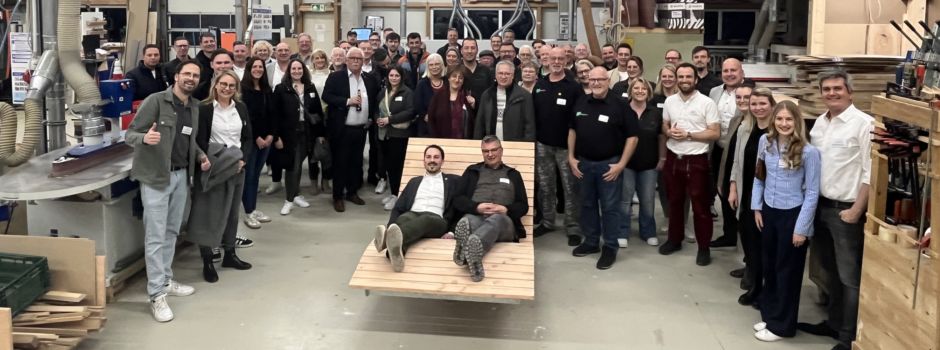 Erfolgreicher 16. Business Treff bei der Tischlerei Drews & Rathjen