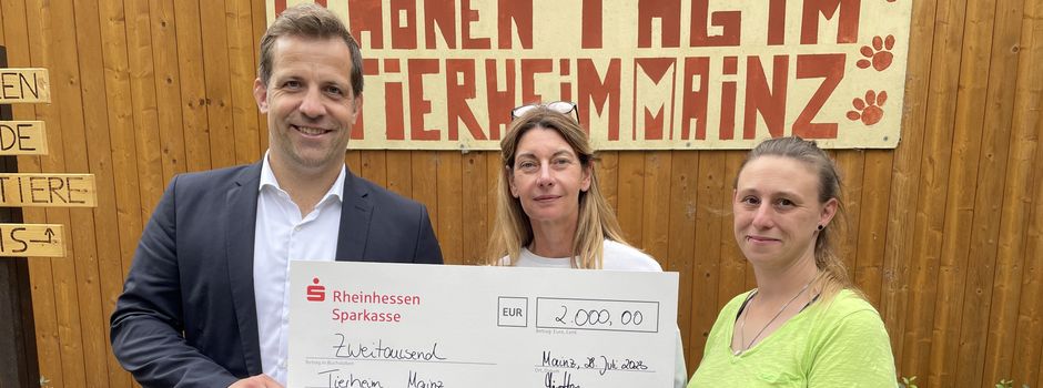 Nach Wassereinbruch: Stadt Mainz spendet an Tierheim
