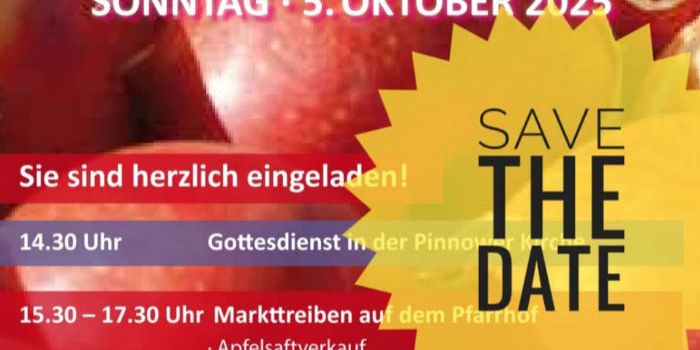 Apfelfest in Pinnow - 05. Oktober 2025