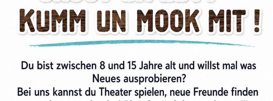 Plattdüütsch for Groot un Lütt- Kumm un mook mit!