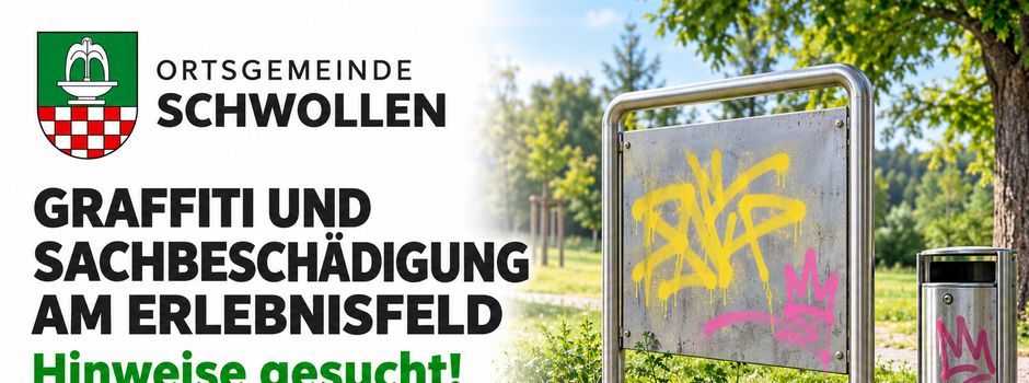 Graffiti am Erlebnisfeld