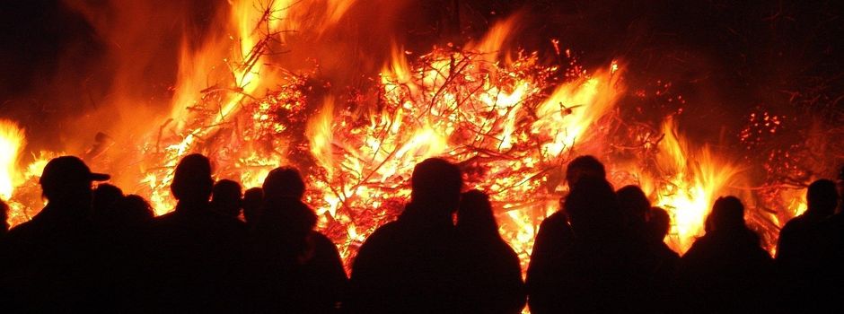 Osterfeuer in Beierstedt am Heeseberg
