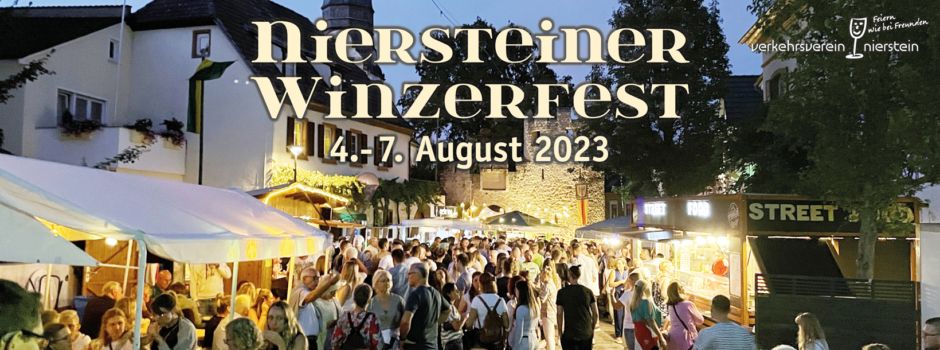 Niersteiner Winzerfest vom 4. bis 7. August 2023
