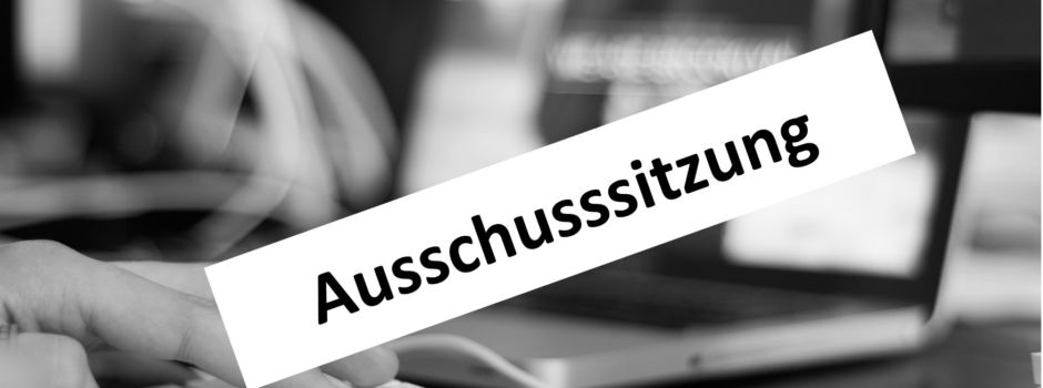 Sitzung des Ausschusses für Bau, Umwelt-, Verkehrs- und Ordnungsangelegenheiten der Gemeindevertretung