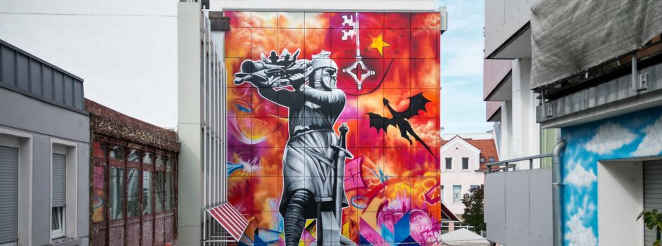 Graffiti-Künstler Daniel Ferino schafft Meisterwerk für Heimatstadt