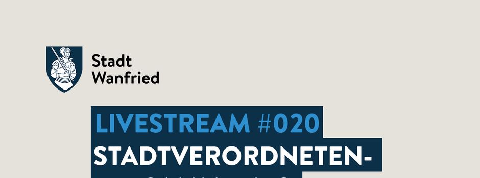 Livestream der Sitzung der Stadtverordnetenversammlung am 28.11.2025