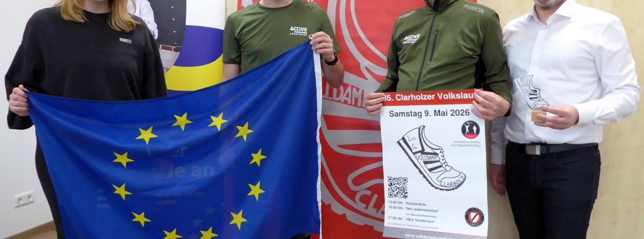 Gemeinde läuft für Europa: Europa‑Team beim Clarholzer Volkslauf am 09. Mai