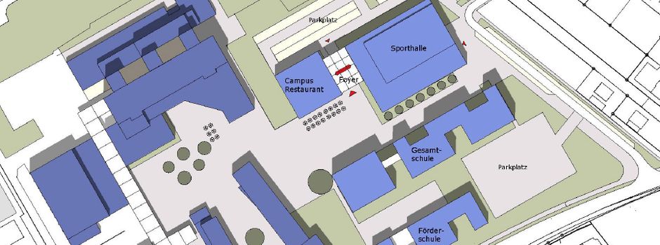 Erweiterung des Schulzentrums Nord & Neubau eines Sportparks Nord