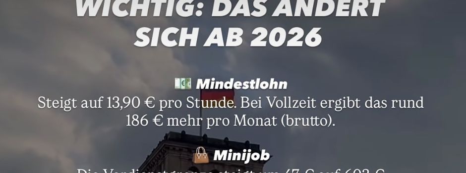 Was sich 2026 ändert