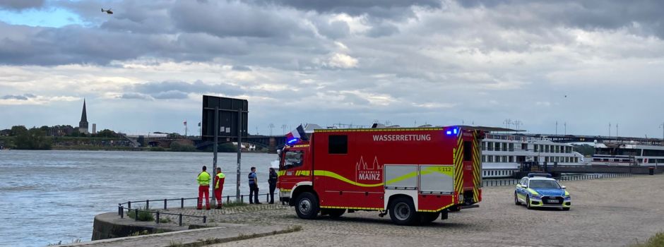 Großeinsatz am Rhein