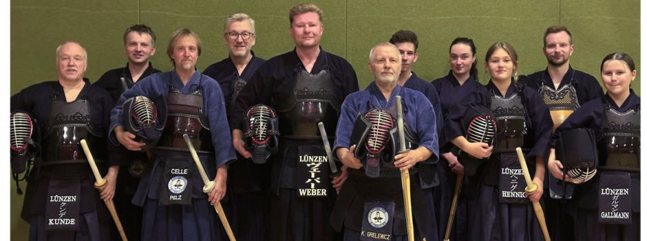 Sport in der Schutzausrüstung „Bogu“: In Lünzen wird Kendo trainiert