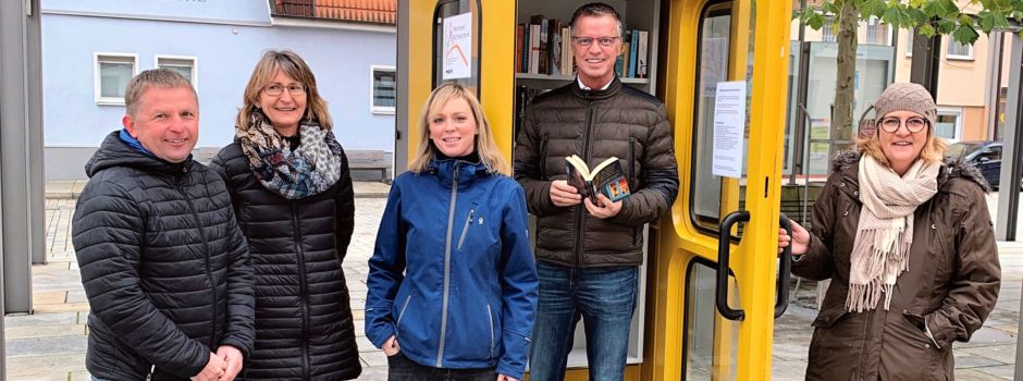 Bücherschrank für alle ist immer gut gefüllt