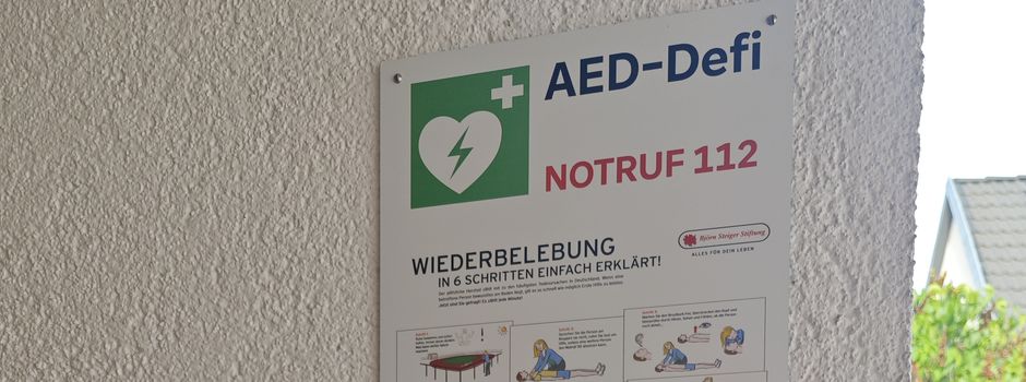 Neuer Defibrillator am Dorfgemeinschaftshaus – schnelle Hilfe im Notfall