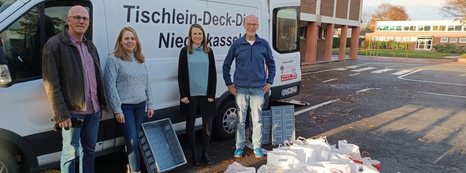 Mondorf: Grundschüler sammeln für Tischlein-Deck-Dich