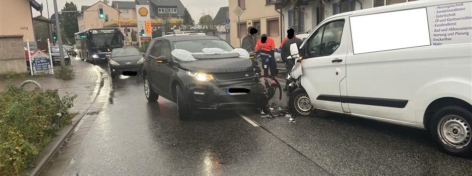 Wiesbadener Transporterfahrer bei Crash in Bingen verletzt