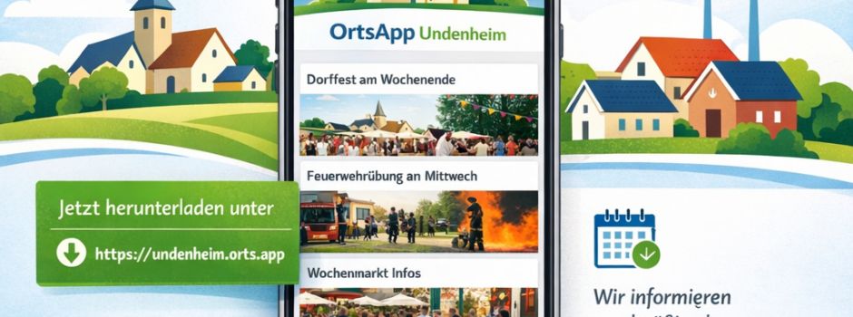 Wir informieren auf der OrtsApp