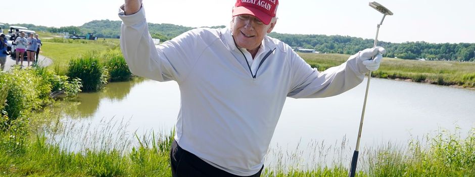 Trump: «Am liebsten hätte ich den letzten Putt versenkt»