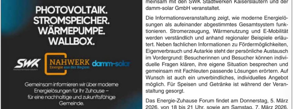 Energie-Zuhause Forum
