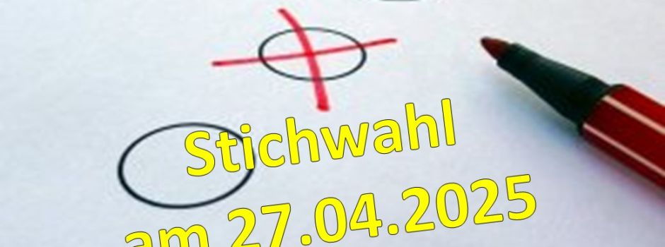 Stichwahl um den Verbandsbürgermeister