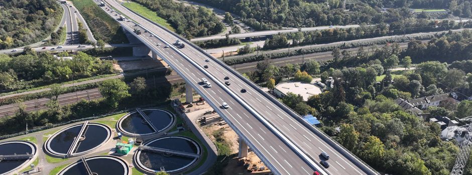 Arbeiten auf Salzbachtalbrücke in Wiesbaden abgeschlossen