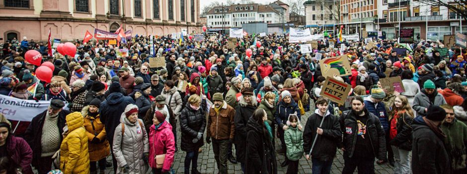 Demo für Demokratie und Vielfalt in Worms: Polizei zieht Bilanz