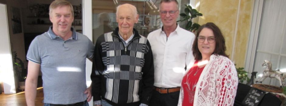 Martin Lederer mit 90 ein Aktivposten im Dorf