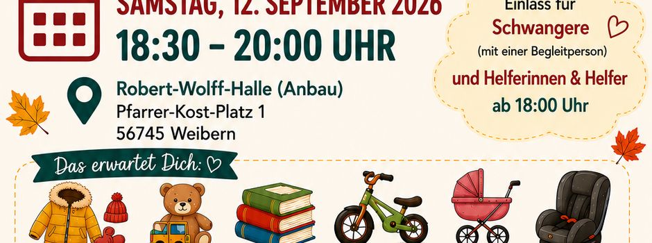 Kinderkleiderbasar der Kath. Kita Weibern