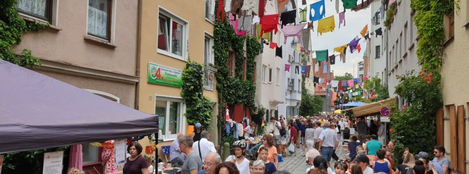 Programm des Ulrichviertel-Straßenfestes in Augsburg 2024