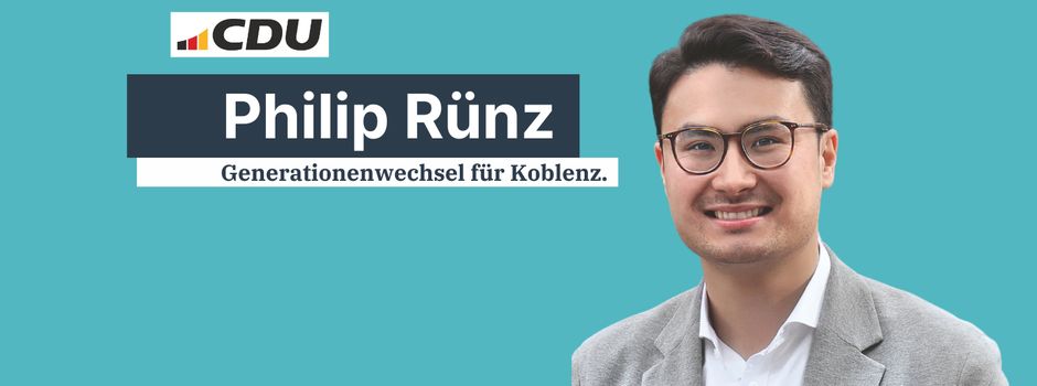 Philip Rünz will für Koblenz im Landtag Verantwortung übernehmen