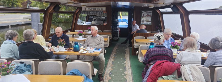 Seniorenfahrt mit einer tollen Bootstour, Erinnerungen und Genuss !