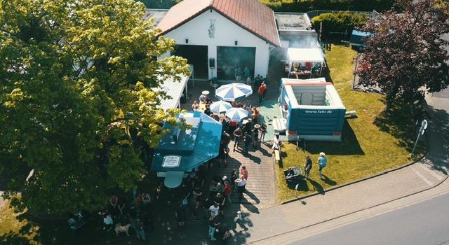Vatertags-Jausenstation der Feuerwehr Weidenhausen