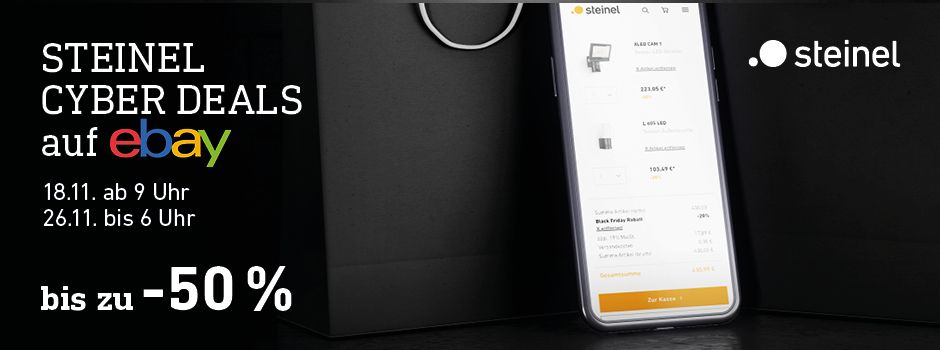 Endspurt bei den STEINEL Cyber-Deals auf ebay
