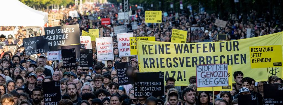 Rekordzahl gegen Gaza-Krieg auf der Straße