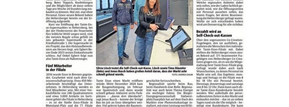 Nahversorgung gesichert