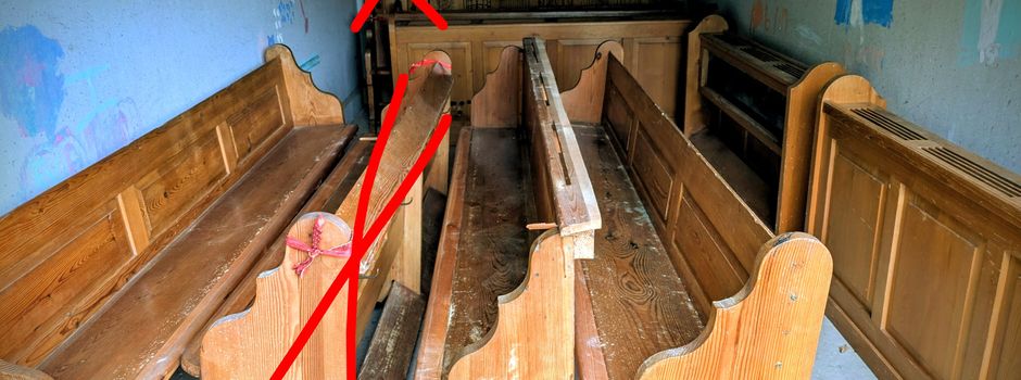 Kirchenbänke abzugeben