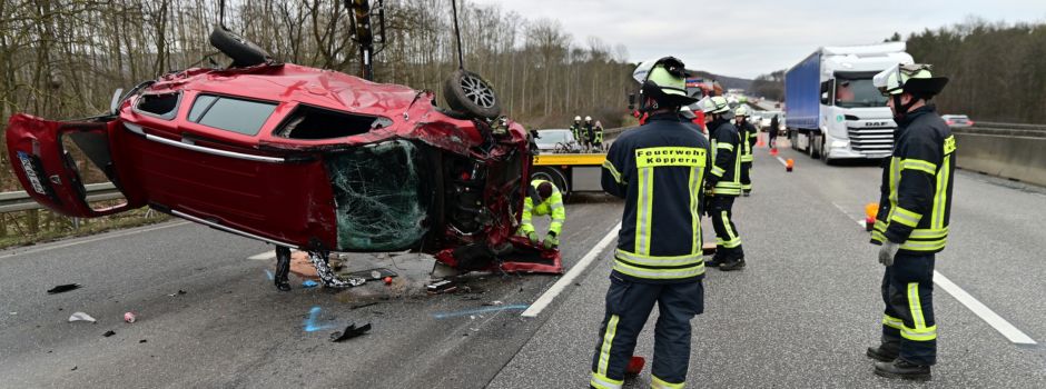 Massencrash auf A5: Weitere Informationen zum Unfallhergang
