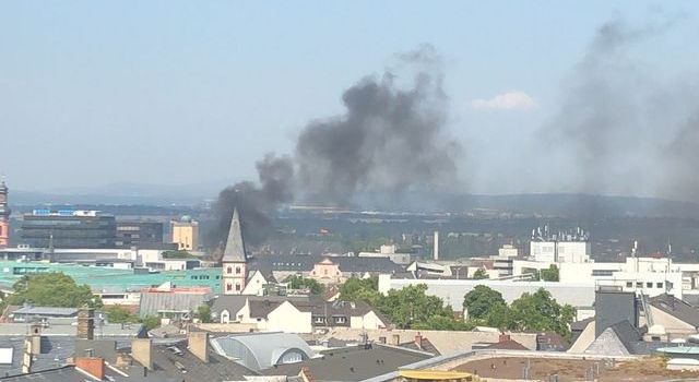 Brand in der Mainzer Altstadt