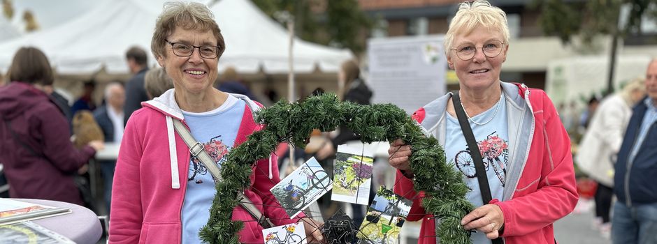 kfd und der Heimatverein Clarholz: Adventsleuchten mit dem Rad